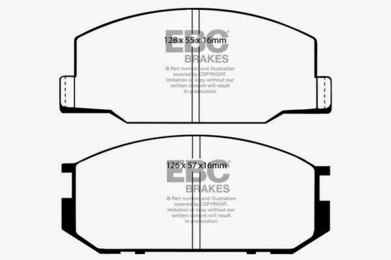 EBC 82-85 Toyota Celica 2.0L Ultimax Front Brake Pads UD245