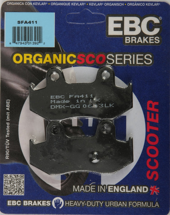 EBC Brakes SFA411 Standard Scooter Brake Pad