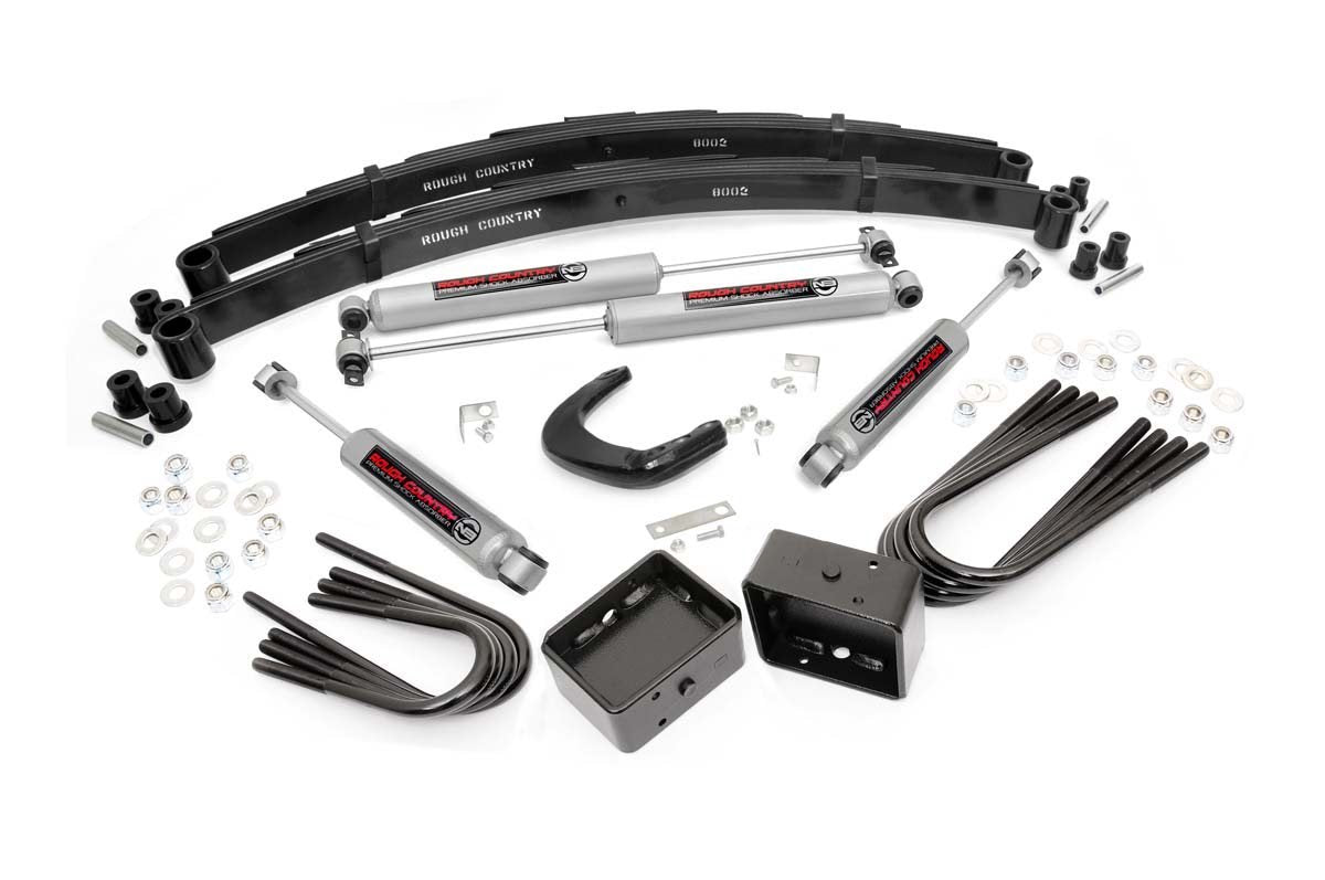 Rough Country 4 Inch Lift Kit Rear Blocks Fits Chevy/GMC C20/K20 C25/K25 Truck (73-76) 12030