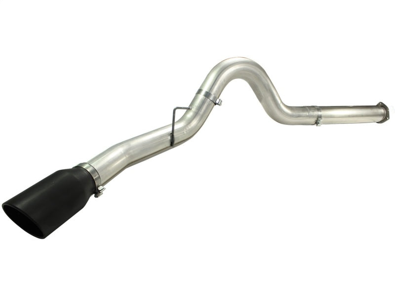 aFe MACHForce XP 5in DPF-Back Stainless Steel Exhaust , Blk,Ford Diesel Trucks 11-14 V8-6.7L td 49-43055-B