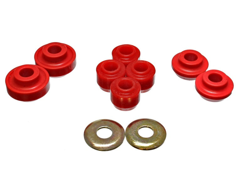 Energy Suspension 86-95 Ford Taurus Red Front Strut Rod Bushing Set 4.7119R