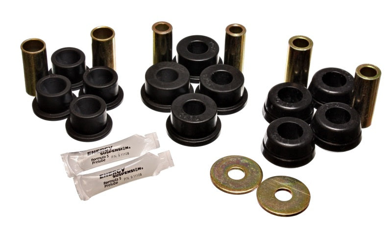 Energy Suspension 92-95 Toyota MR2 Black Rear Control Arm Bushing Set (includes Strut Bushings) 8.3111G