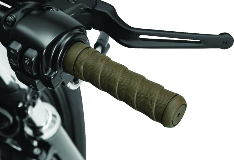 Kuryakyn Motorcycle Handlebar Accessory: Classic Wrap Grips Universal Fit For 1" Diameter Handlebars, Brown, 1 Pair 6591