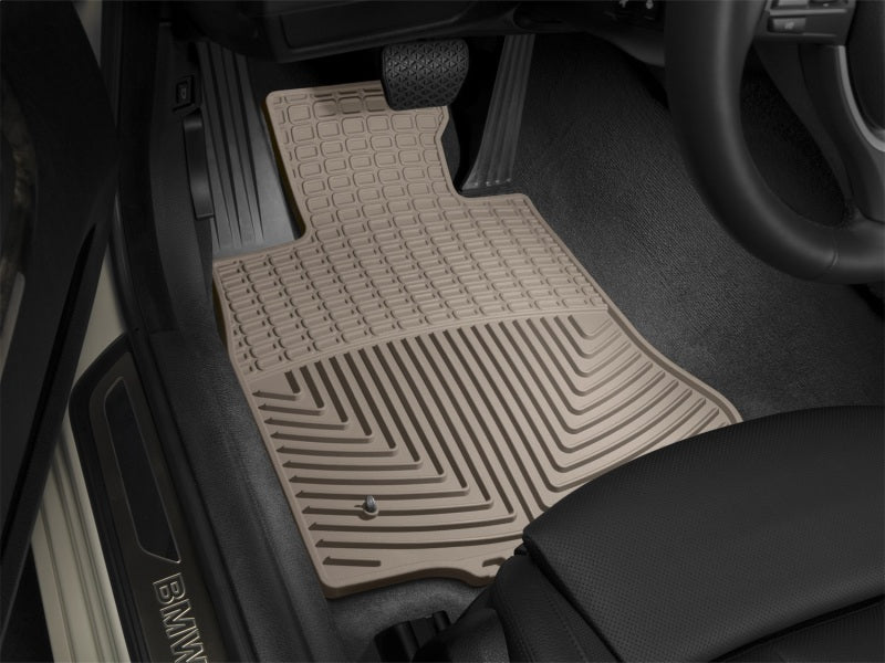 WeatherTech 2014+ Compatible with Nissan Rogue (Also Fits Hybrid) Front Rubber Mats Tan W412TN