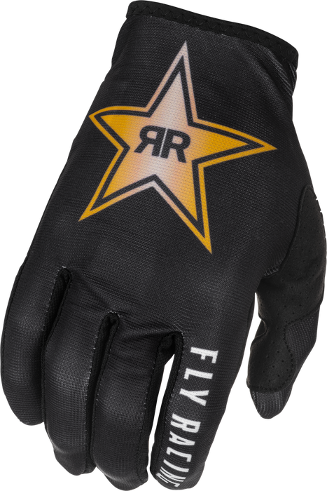 Fly Racing 2022 Adult Lite Gloves (Black/Gold, 3X-Large)