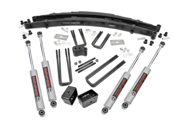 Rough Country 4 Inch Lift Kit Rear Blocks Fits Dodge W100 Truck/W200 Truck (74-77) 305.20