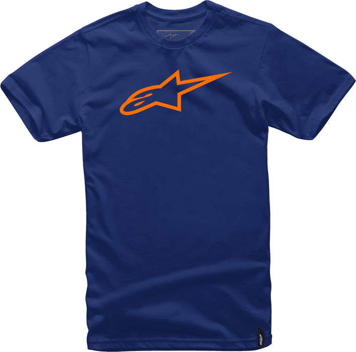 Alpinestars Ageless Tee Navy/Orange Md 1032-72030-7032-M