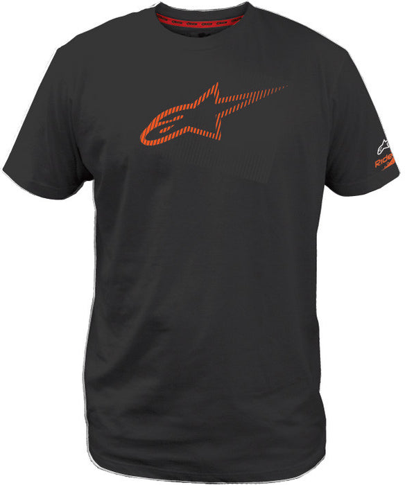 Alpinestars Ageless Tech Tee Black/Orange Sm 1037-72100-1040-S