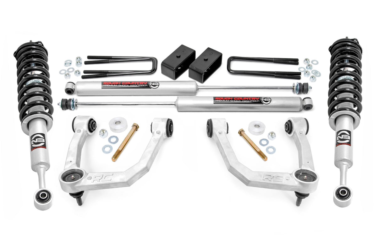Rough Country 3.5 Inch Lift Kit UCA N3 Struts Fits toyotaTacoma 4WD (2005-2023) 74231