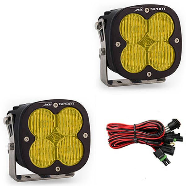 Baja Designs XL Sport Series Wide Cornering Pattern LED Light Pods Amber 567815