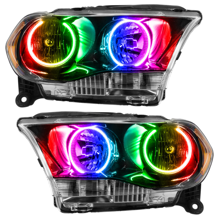 Oracle 11-13 Compatible with Dodge Durango SMD HL Halogen Black ColorSHIFT w/o Controller SEE WARRANTY 7102-334