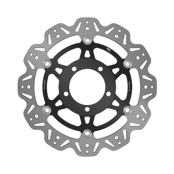 EBC 13-17 Kawasaki ZX-6R ZX 636 E Front Left/Right Vee Floating Black Rotor VR4155BLK