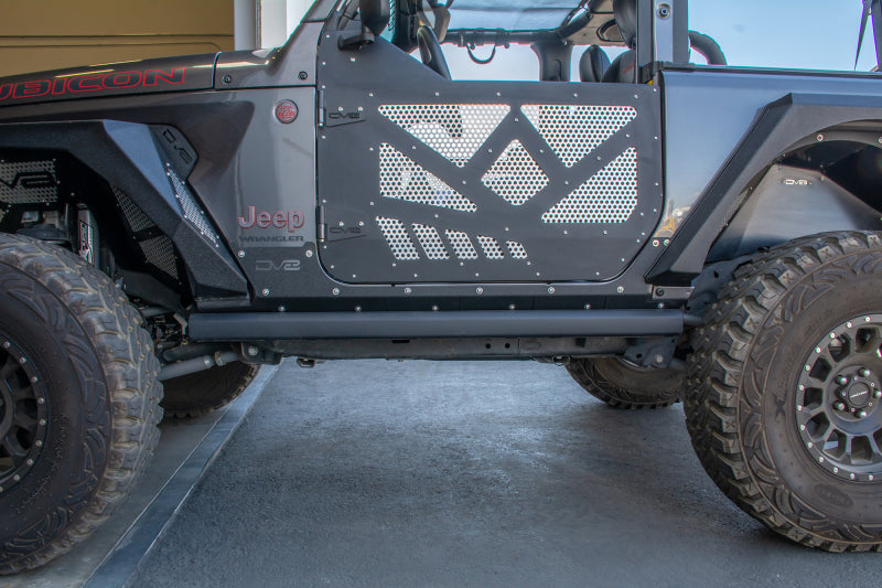 DV8 Offroad 2018+ compatible with Jeep JL 2 Door Rock Skins SRJL-25