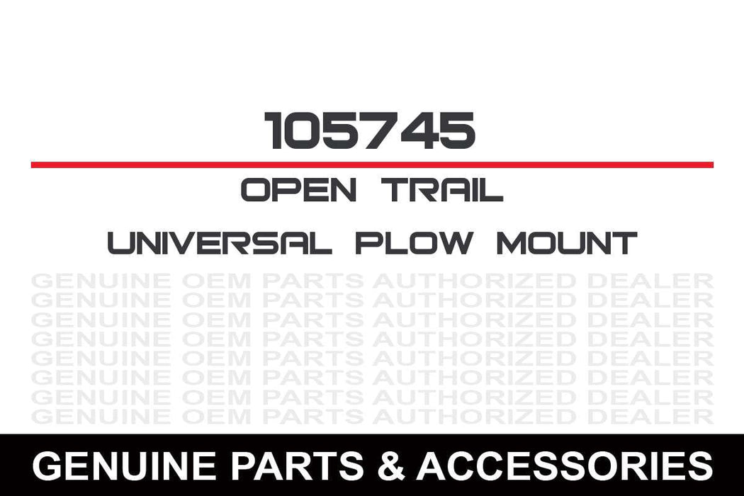 WPS 105745 / 10-5745 Open Trail Universal ATV Plow Mount Arctic Cat CanAm Honda