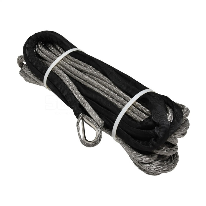 Superwinch Winch Rope 3/8 In Od 80 Ft Long Synthetic Gray Each 90-24595