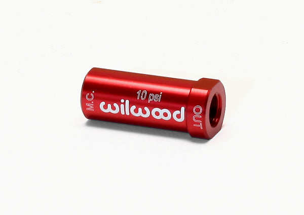 Wilwood Residual Pressure Valve New Style 10# / Red 260-13707