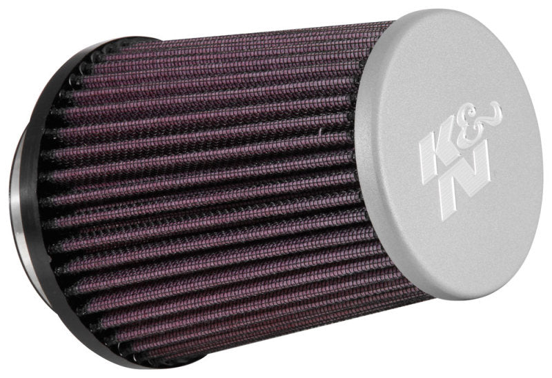 K&N Universal Rubber Filter 3in Flg 4-1/2inch OD B / 2-1/4inch H Silver Top RE-5287