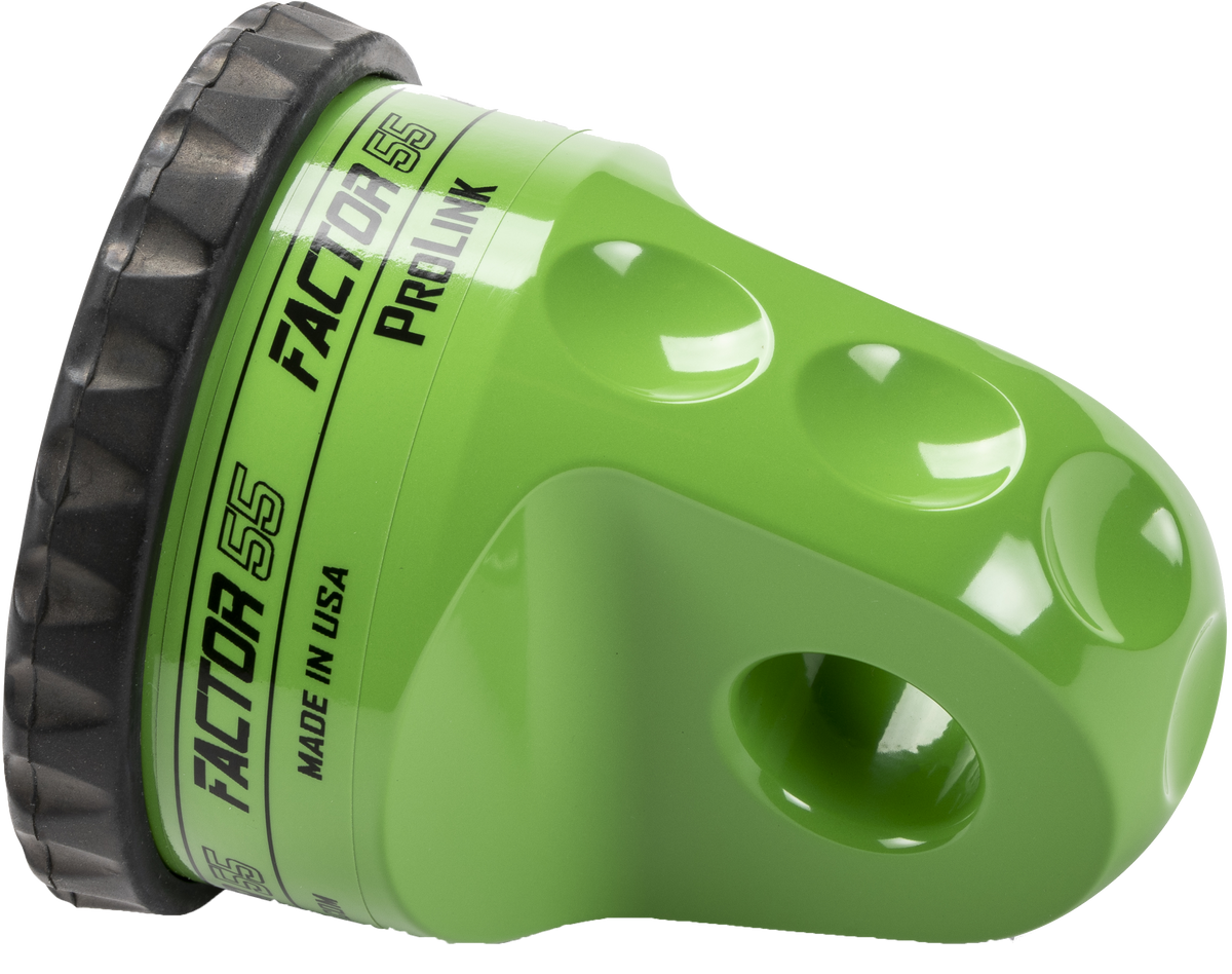 Factor 55 Prolink XTV Shackle Mount Winch, Designed for use Steel or Synthetic Ropes up to 6,000 lbs - Green