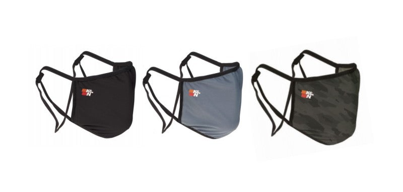 K&N Face Mask: Single Layer Polyester Mask for Increased Breathability;