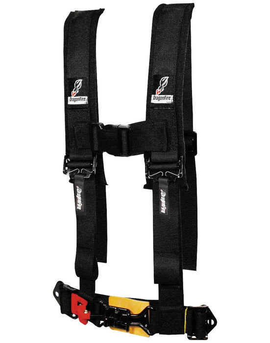 Dragonfire Racing® 4/Pt H-Style Youth W/Strnm Blk Black 14-0022