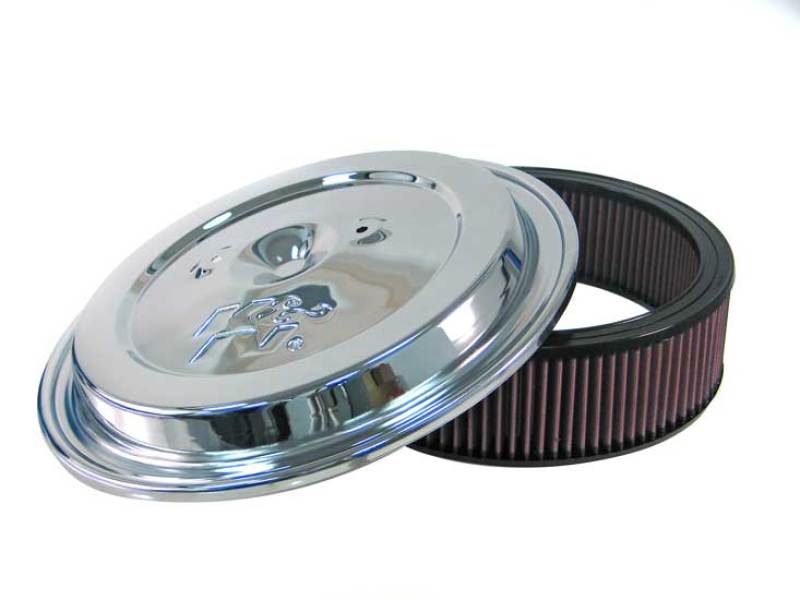 K&N Replacement Air Filter w/ Chrome Top W/E-1500 K&N Logo CE-1502