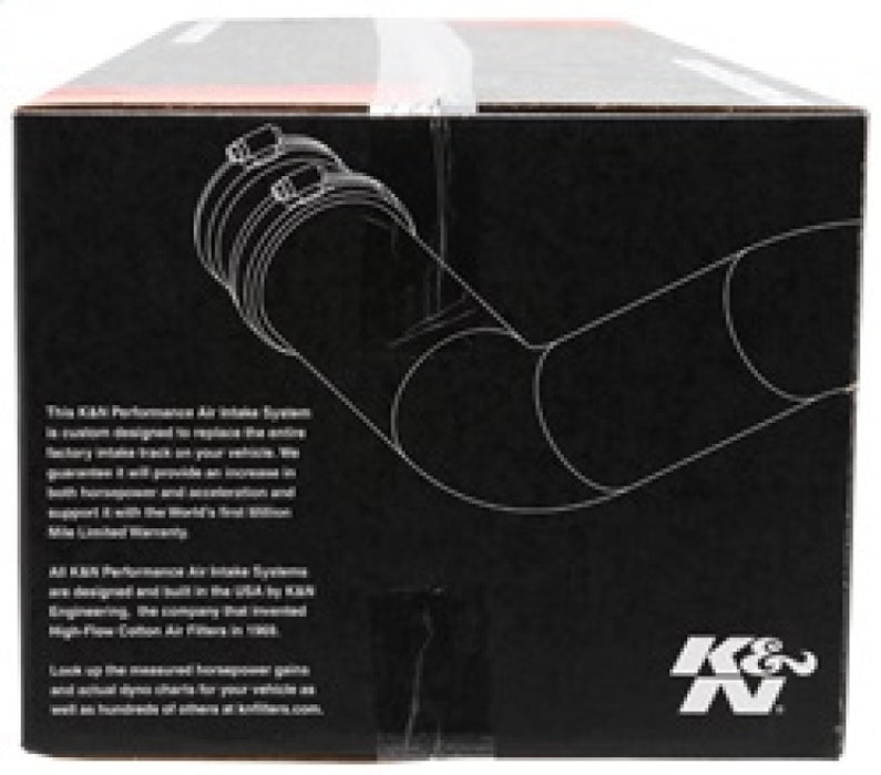 K&N 57-1514-1 Fuel Injection Air Intake Kit for JEEP WRANGLER, L6-4.0L 97-06