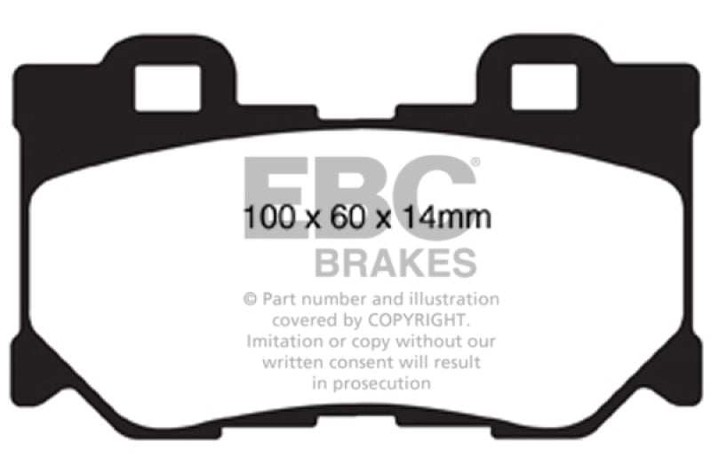 EBC 2013+ Compatible with Infiniti Q50 Hybrid 3.5L Hybrid Sport Ultimax2 Rear Brake Pads UD1347