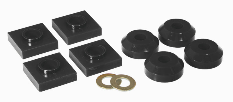 Prothane 76 & Earlier Ford F150/250 Transfer Case Mounts - Black Fits select: 1966-1976 FORD F250