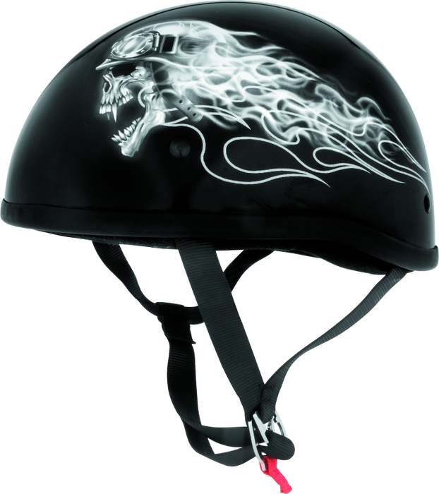 Skid Lid Original Lethal Threat Biker Skull Helmet 646926