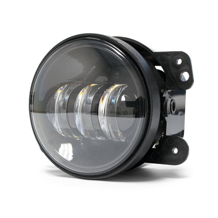 DV8 Offroad 07-18 compatible with Jeep Wrangler JK 4in 30W LED Replacement Fog Lights R4FL16W3W