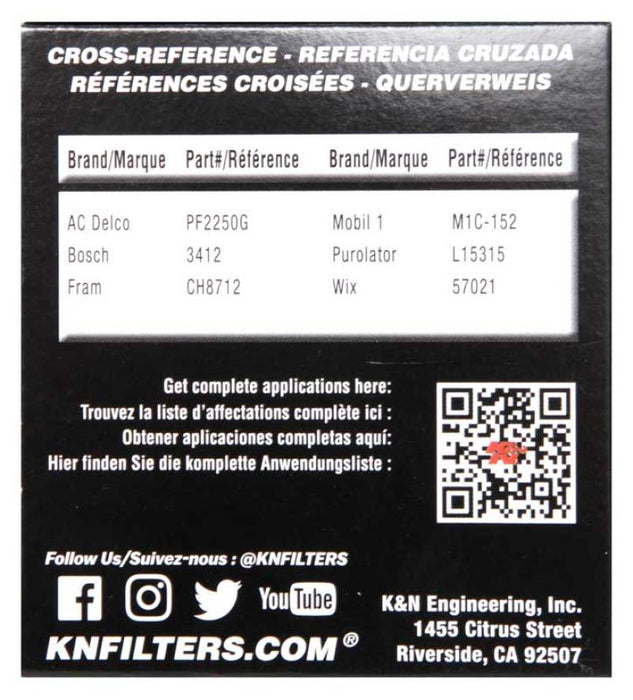 K&N Premium Oil Filter: Protects Your Engine: Compatible With Select Volvo Vehicle Models (See Product Description For Full List Of Compatible Vehicles), Hp-7002 HP-7002