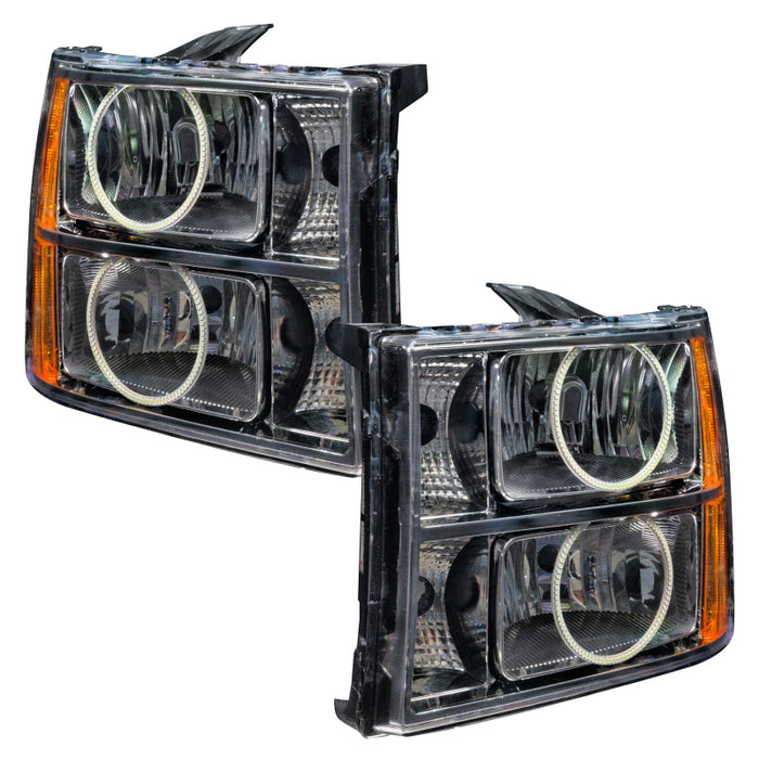 Oracle Lighting 07-13 GMC Sierra Pre-Assembled LED Halo Headlights -UV/Purple SEE WARRANTY 8165-007