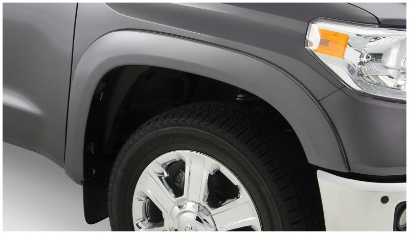 Bushwacker 14-18 Toyota Tundra OE Style Flares 2pc Fits w/ Factory Mudflap Black 30037-02