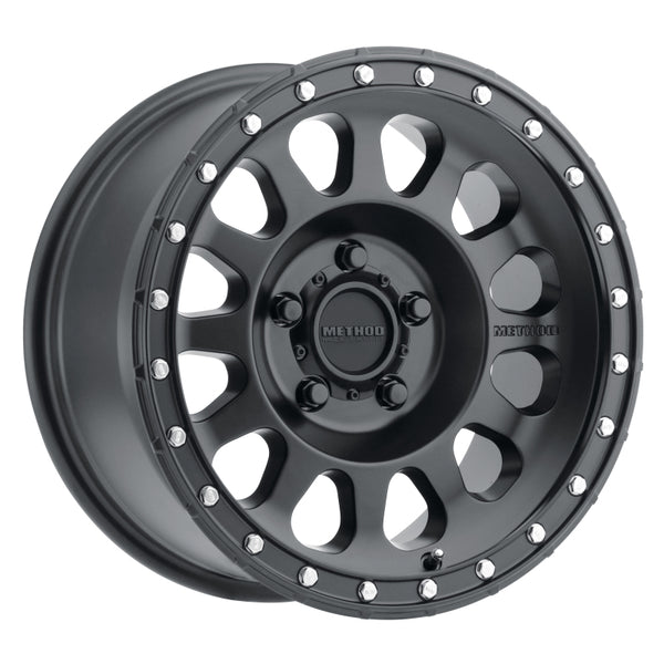 Method MR315 17x9 -12mm Offset 5x5 71.5mm CB Matte Black Wheel MR31579050512N