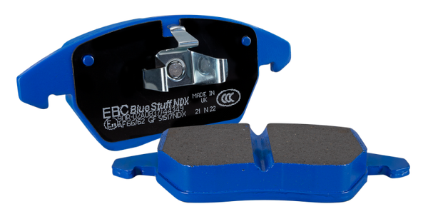 EBC Racing 12-19 Fits BMW 3-Series (F30/F31/F34) Apollo-4 Caliper Bluestuff Racing Brake Pad DP5002SS