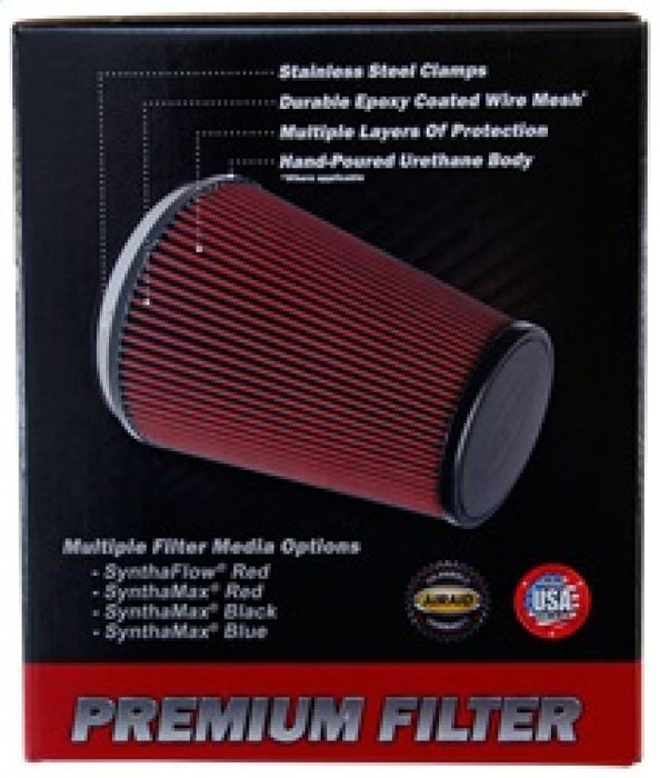 Airaid 721-243 Universal Clamp-On Air Filter: Oval Tapered; 6 Inch (152 mm)