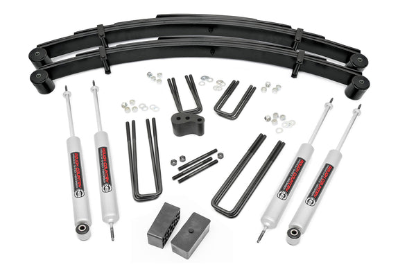 Rough Country 4 Inch Lift Kit Lowboy Fits Ford F-250 4WD (1977-1979) 415.20