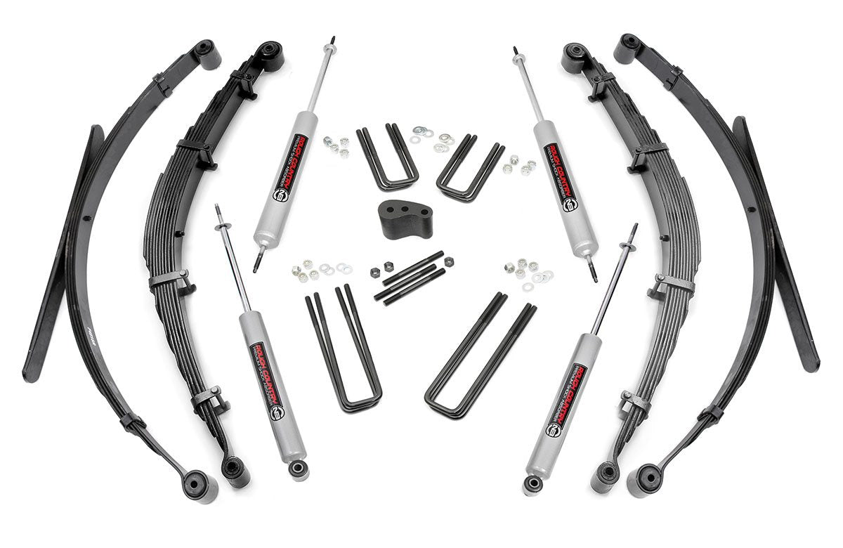 Rough Country 4 Inch Lift Kit Rear Springs Fits Ford F-250 4WD (1977-1979) 505.20