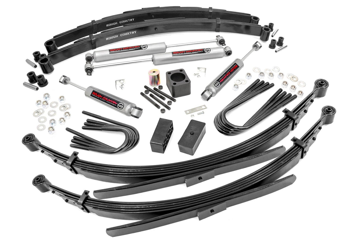 Rough Country 6 Inch Lift Kit Rear Springs Fits Chevy/GMC C35/K35 Truck (77-87)/C3500/K3500 Truck (88-91) 249.20