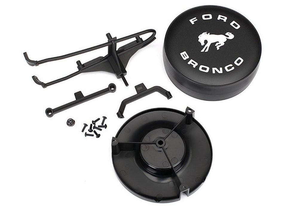 Traxxas Ford Bronco Spare Tire Mount For The Trx-4, Black 8074