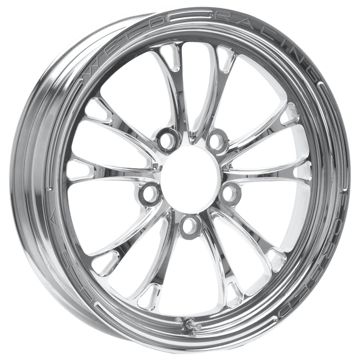 Weld V-Series 1-Piece 15x3.5 / 5x4.5 BP / 1.75in. BS Polished Wheel Non-Beadlock 84P-15204