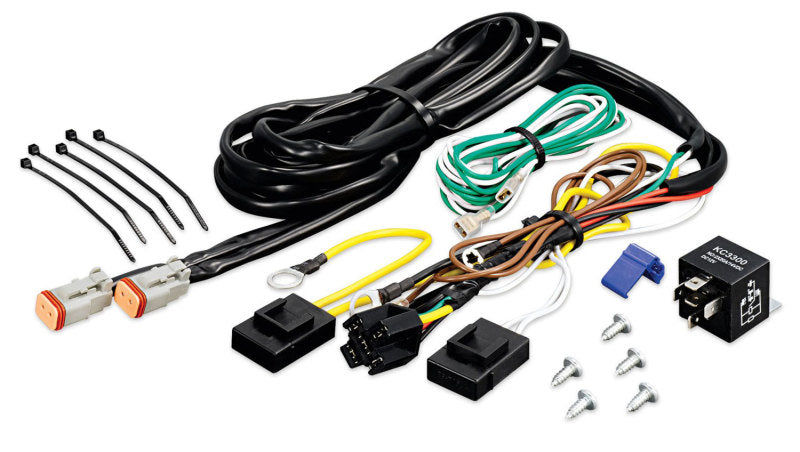 KC HiLiTES Add-On Wiring Harness for 6315 (Runs 1-2 Extra Lights/Relay Included) 6316