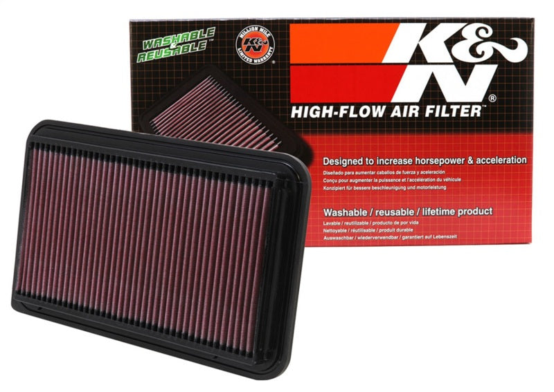K&N 01-06 Toyota Camry / 04-10 Sienna / 01-09 Highlander / 03-06 Lexus RX330 Drop In Air Filter 33-2260