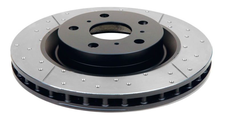 DBA 94-04 Mustang Exc. Cobra/Bullitt/Mach1 Front Drilled & Slotted Street Series Rotor 855BLKX