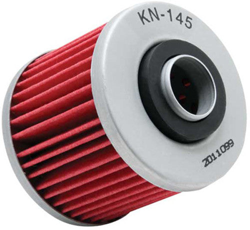 K&N Motorcycle Oil Filter: High Performance, Premium, Designed to be used with Synthetic or Conventional Oils: Fits Select Yamaha Vehicles, KN-145