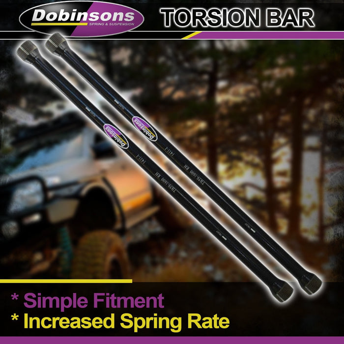 Dobinsons Heavy Duty Torsion Bar Set For Nissan Frontier (Navara) D22 1997+(Tb45-1446) TB45-1446