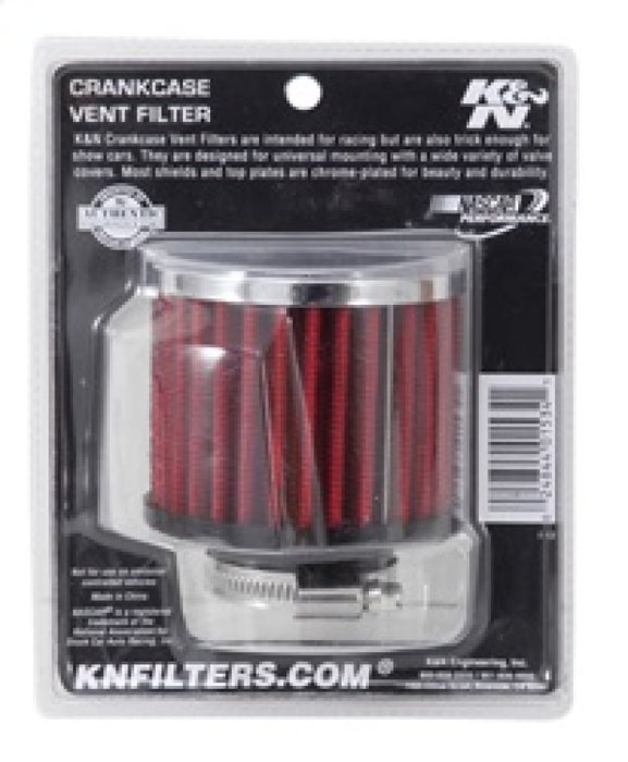 K&N Vent Air Filter/ Breather: High Performance, Premium, Washable, Replacement Engine Filter: Flange Diameter: 1.375 In, Filter Height: 2.5 In, Flange Length: 0.4375 In, Shape: Breather, 62-1440