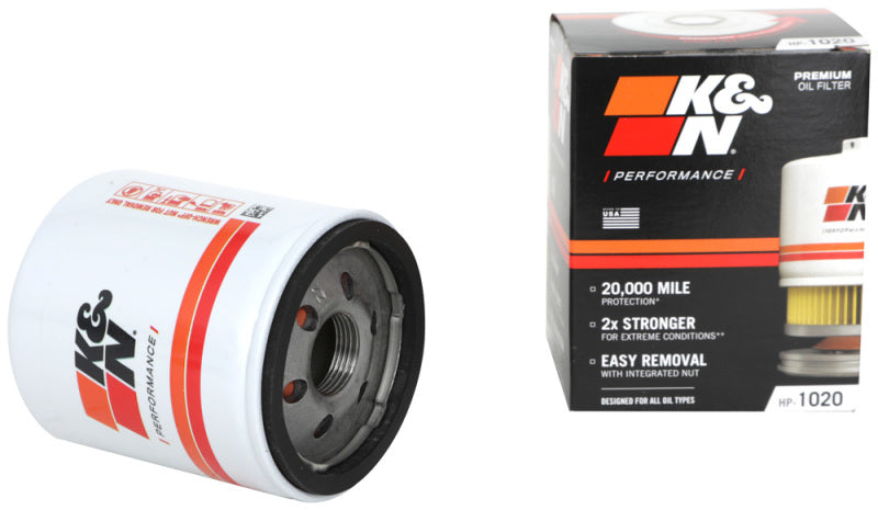 K&N Premium Wrench-Off Oil Filter HP-1020