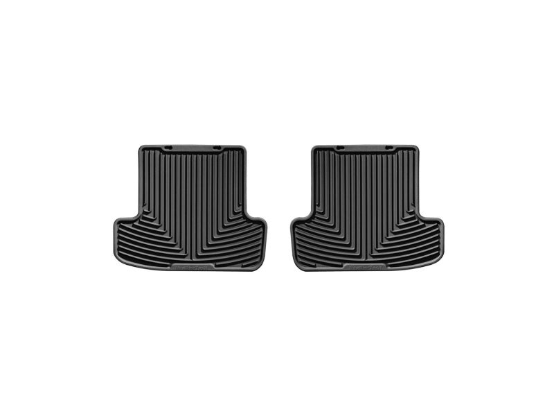 WeatherTech 10+ Mercedes-Benz E-Class Coupe Rear Rubber Mats Black W166