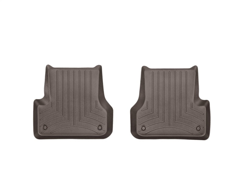 WeatherTech 2012+ Audi A6 Rear FloorLiner Cocoa 473742